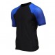 Men's Black and Blue Short Sleeve Compression Rash Guard Athletic Shirt- MMA, BJJ, Wrestling, Cross Training Men's Black and Blue Short Sleeve Compression Rash Guard Athletic Shirt- MMA, BJJ, Wrestling, Cross Training