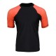 Men's Black and Red Short Sleeve Compression Rash Guard Athletic Shirt- MMA, BJJ, Wrestling, Cross Training Men's Black and Red Short Sleeve Compression Rash Guard Athletic Shirt- MMA, BJJ, Wrestling, Cross Training