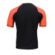 Men's Black and Red Short Sleeve Compression Rash Guard Athletic Shirt- MMA, BJJ, Wrestling, Cross Training Men's Black and Red Short Sleeve Compression Rash Guard Athletic Shirt- MMA, BJJ, Wrestling, Cross Training