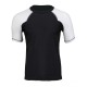 Men's Black and White Short Sleeve Compression Rash Guard Athletic Shirt- MMA, BJJ, Wrestling, Cross Training Men's Black and White Short Sleeve Compression Rash Guard Athletic Shirt- MMA, BJJ, Wrestling, Cross Training
