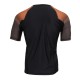 Men's Black and Brown Short Sleeve Compression Rash Guard Athletic Shirt- MMA, BJJ, Wrestling, Cross Training Men's Black and Brown Short Sleeve Compression Rash Guard Athletic Shirt- MMA, BJJ, Wrestling, Cross Training