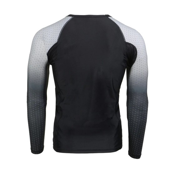 Men's Black and Grey Long Sleeve Compression Rash Guard Athletic Shirt- MMA, BJJ, Wrestling, Cross Training Men's Black and Grey Long Sleeve Compression Rash Guard Athletic Shirt- MMA, BJJ, Wrestling, Cross Training