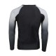 Men's Black and Grey Long Sleeve Compression Rash Guard Athletic Shirt- MMA, BJJ, Wrestling, Cross Training Men's Black and Grey Long Sleeve Compression Rash Guard Athletic Shirt- MMA, BJJ, Wrestling, Cross Training