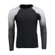 Men's Black and Grey Long Sleeve Compression Rash Guard Athletic Shirt- MMA, BJJ, Wrestling, Cross Training Men's Black and Grey Long Sleeve Compression Rash Guard Athletic Shirt- MMA, BJJ, Wrestling, Cross Training