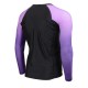 Men's Black and Purple Long Sleeve Compression Rash Guard Athletic Shirt- MMA, BJJ, Wrestling, Cross Training Men's Black and Purple Long Sleeve Compression Rash Guard Athletic Shirt- MMA, BJJ, Wrestling, Cross Training