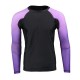 Men's Black and Purple Long Sleeve Compression Rash Guard Athletic Shirt- MMA, BJJ, Wrestling, Cross Training Men's Black and Purple Long Sleeve Compression Rash Guard Athletic Shirt- MMA, BJJ, Wrestling, Cross Training