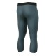 Men's Grey 3/4 Length Compression Base Layer Workout Pants Jiu Jitsu Spats Tights Men's Grey 3/4 Length Compression Base Layer Workout Pants Jiu Jitsu Spats Tights