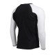 Men's Black and White Long Sleeve Compression Rash Guard Athletic Shirt- MMA, BJJ, Wrestling, Cross Training Men's Black and White Long Sleeve Compression Rash Guard Athletic Shirt- MMA, BJJ, Wrestling, Cross Training