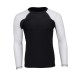Men's Black and White Long Sleeve Compression Rash Guard Athletic Shirt- MMA, BJJ, Wrestling, Cross Training Men's Black and White Long Sleeve Compression Rash Guard Athletic Shirt- MMA, BJJ, Wrestling, Cross Training