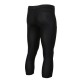 Men's Black 3/4 Length Compression Base Layer Workout Pants Jiu Jitsu Spats Tights Men's Black 3/4 Length Compression Base Layer Workout Pants Jiu Jitsu Spats Tights