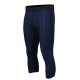 Men's Blue 3/4 Length Compression Base Layer Workout Pants Jiu Jitsu Spats Tights Men's Blue 3/4 Length Compression Base Layer Workout Pants Jiu Jitsu Spats Tights