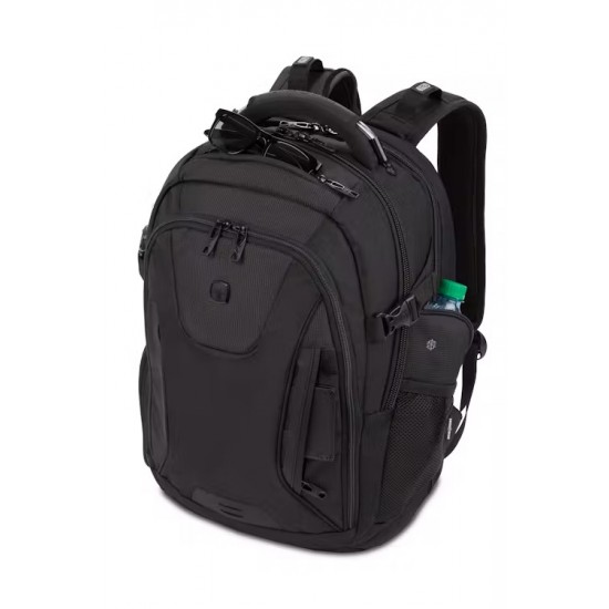 USB ScanSmart Laptop Backpack - Ballistic Navy Blue USB ScanSmart Laptop Backpack - Ballistic Navy Blue
