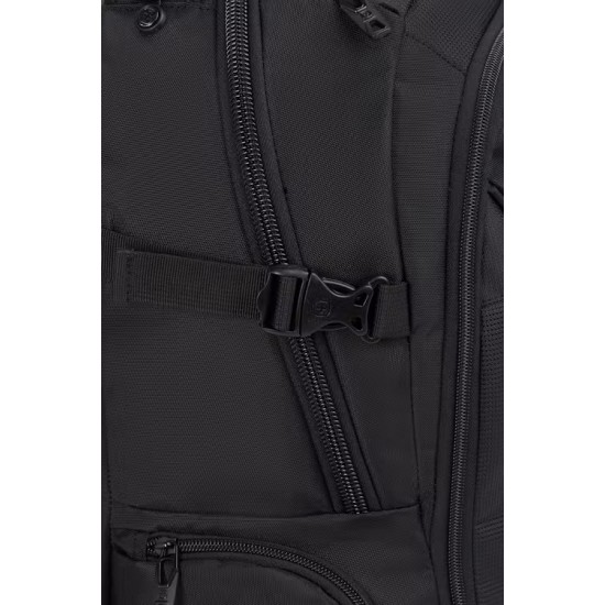 USB ScanSmart Laptop Backpack - Ballistic Navy Blue USB ScanSmart Laptop Backpack - Ballistic Navy Blue