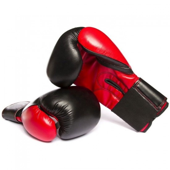 Brand Black & Red Combaination Boxing Gloves KS 4157 Brand Black & Red Combaination Boxing Gloves KS 4157