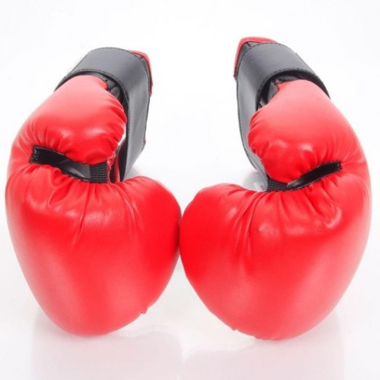 RED AND BLACK SHINNY BOXING GLOVES RED AND BLACK SHINNY BOXING GLOVES