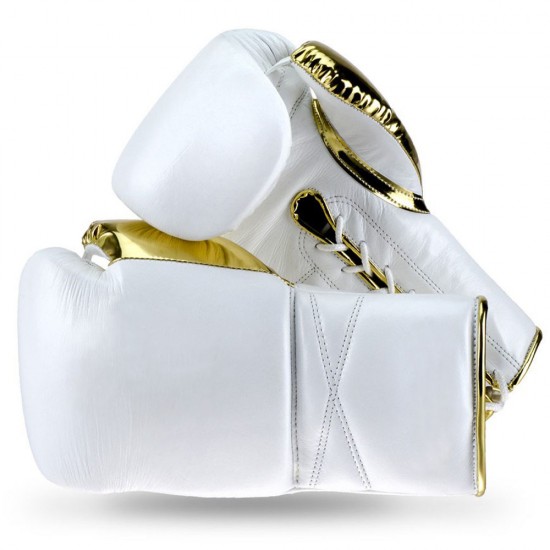 White and Golden Best Quality Boxing Gloves White and Golden Best Quality Boxing Gloves