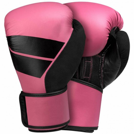 Pink and Black Leather Boxing Gloves Pink and Black Leather Boxing Gloves