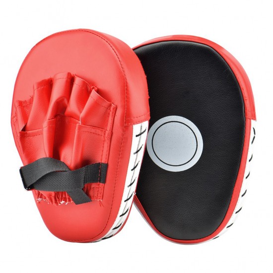 Curved Boxing MMA Punching Mitts-BLK/RED KS 2418 Curved Boxing MMA Punching Mitts-BLK/RED KS 2418
