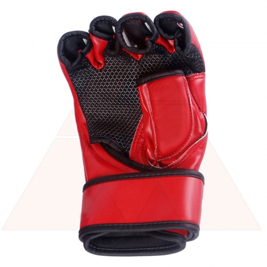 Black And Red Half Finger Boxing Gloves Black And Red Half Finger Boxing Gloves