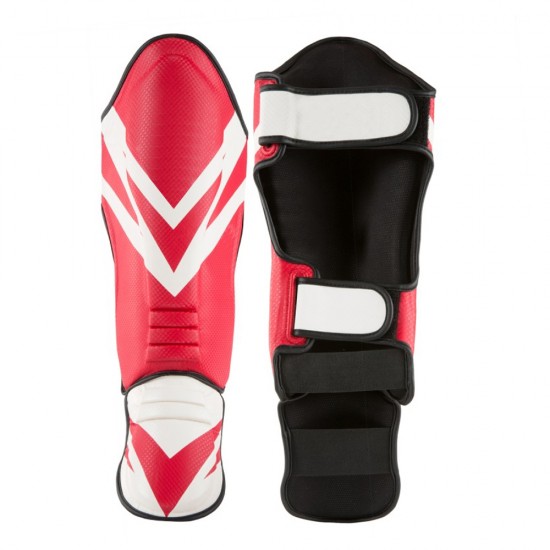 White and red Shin Pad White and red Shin Pad