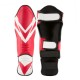 White and red Shin Pad White and red Shin Pad