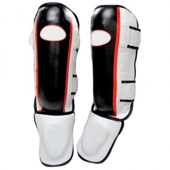 White And Black Shin Pad White And Black Shin Pad