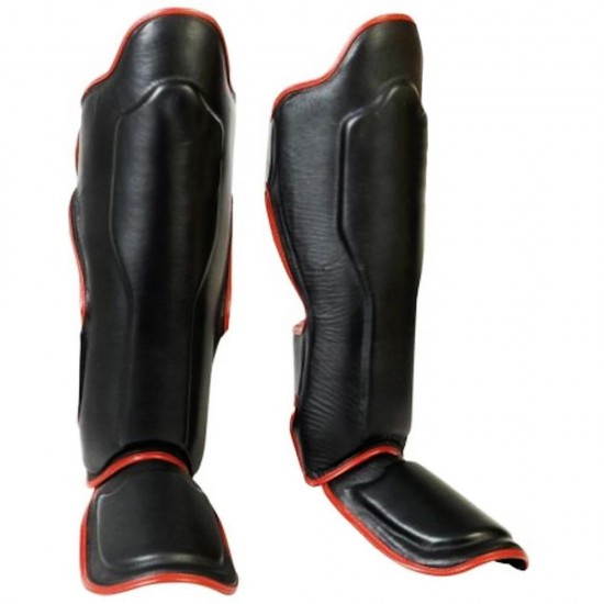 Black Kickboxing MMA Shin Guards KS 4444 Black Kickboxing MMA Shin Guards KS 4444