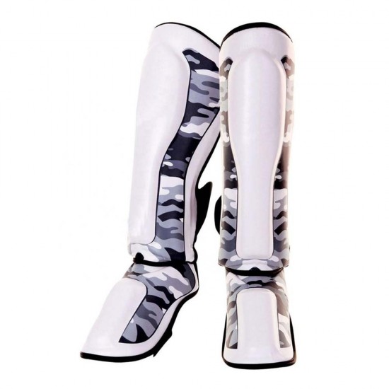 WHITE WITH ZIBRA PRINT SHIN GUARD WHITE WITH ZIBRA PRINT SHIN GUARD