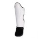 White Muay Thai Kickboxing Shin Guards KS 2424 White Muay Thai Kickboxing Shin Guards KS 2424