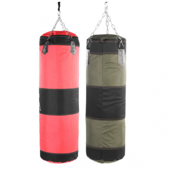 Pink and Black Hanging Chain Pounching Bag