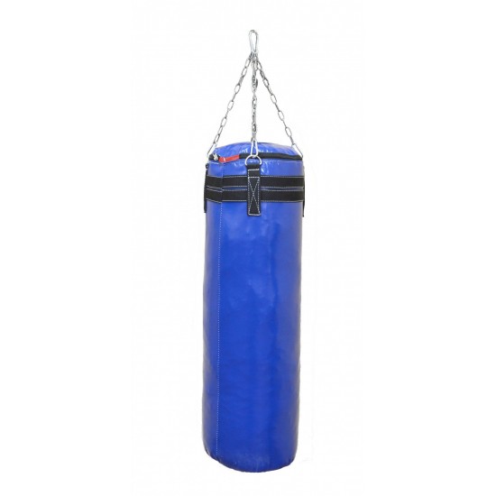 Blue Best Quality Leather Chain Pounching Bag Blue Best Quality Leather Chain Pounching Bag