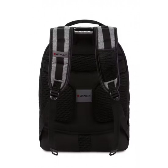 Wenger Ibex 17 inch Laptop Backpack - Grey Heather/Black Wenger Ibex 17 inch Laptop Backpack - Grey Heather/Black