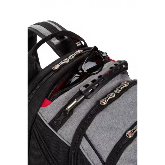 Wenger Ibex 17 inch Laptop Backpack - Grey Heather/Black Wenger Ibex 17 inch Laptop Backpack - Grey Heather/Black