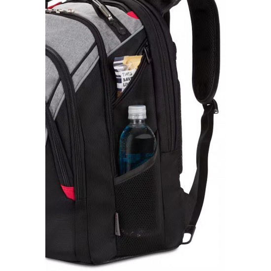 Wenger Ibex 17 inch Laptop Backpack - Grey Heather/Black Wenger Ibex 17 inch Laptop Backpack - Grey Heather/Black