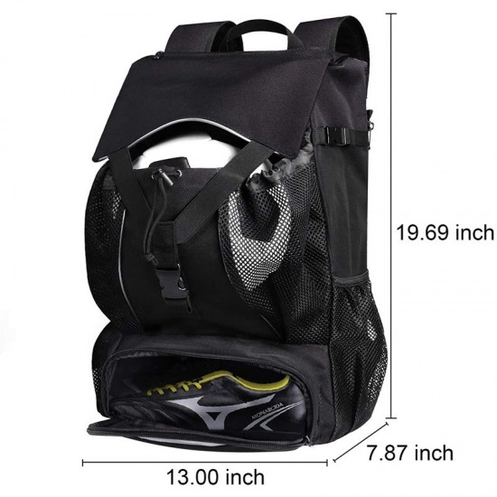 Soccer Sports Backpack With Ball Compartment Soccer Sports Backpack With Ball Compartment