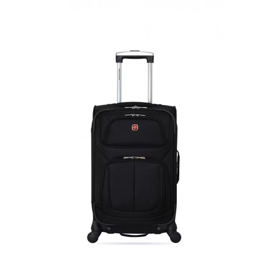 Expandable Carry On Spinner Luggage - Teal Expandable Carry On Spinner Luggage - Teal