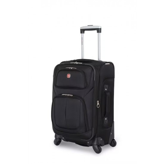 Expandable Carry On Spinner Luggage - Teal Expandable Carry On Spinner Luggage - Teal