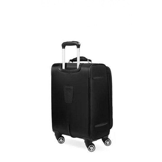 Expandable Laptop Carry On Spinner Luggage - Black Expandable Laptop Carry On Spinner Luggage - Black