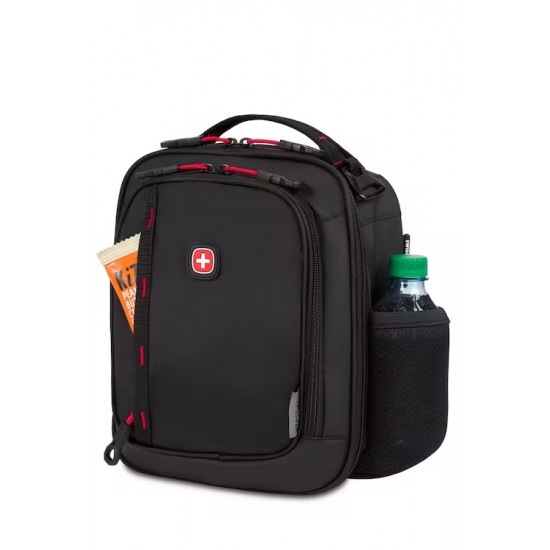 Insulated Lunch Bag - Black/Red Insulated Lunch Bag - Black/Red