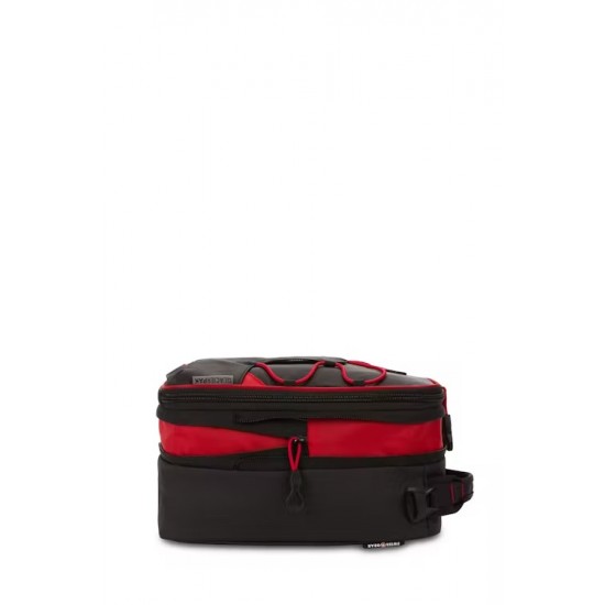 Expandable Insulated Lunch Bag - Black/Red Expandable Insulated Lunch Bag - Black/Red