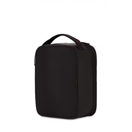 Expandable Insulated Lunch Bag - Black/Red Expandable Insulated Lunch Bag - Black/Red