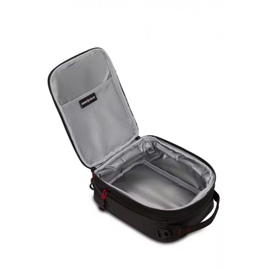 Expandable Insulated Lunch Bag - Black/Red Expandable Insulated Lunch Bag - Black/Red