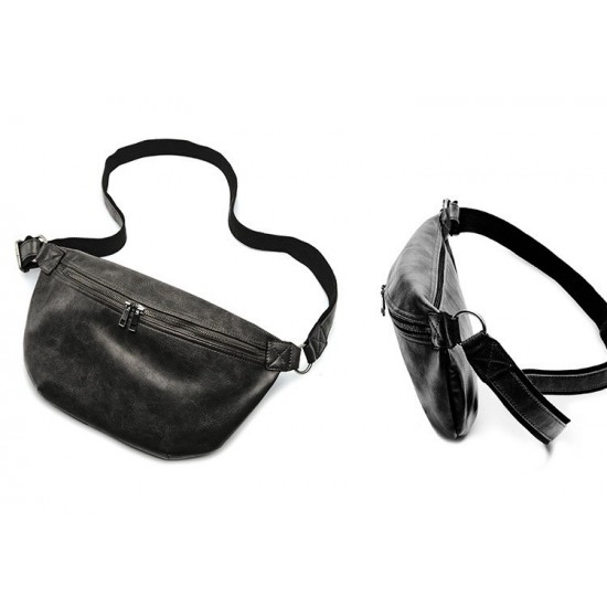Unisex Leather Waist Bag Sports Fashion Bum Bag Unisex Leather Waist Bag Sports Fashion Bum Bag