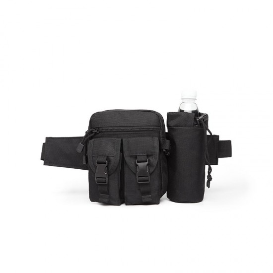 High Capacity Multi Pockets Bum Bag With Bottle Holder High Capacity Multi Pockets Bum Bag With Bottle Holder