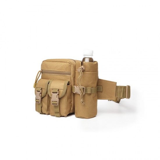 High Capacity Multi Pockets Bum Bag With Bottle Holder High Capacity Multi Pockets Bum Bag With Bottle Holder