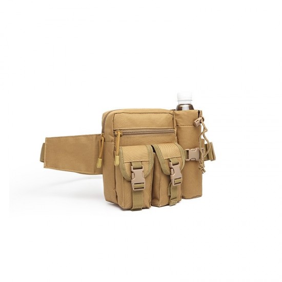 High Capacity Multi Pockets Bum Bag With Bottle Holder High Capacity Multi Pockets Bum Bag With Bottle Holder