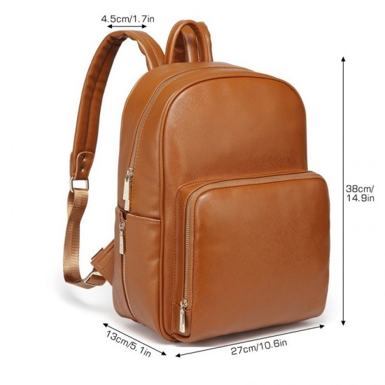 Large Capacity Mommy Leather Backpack Diaper Bag Large Capacity Mommy Leather Backpack Diaper Bag