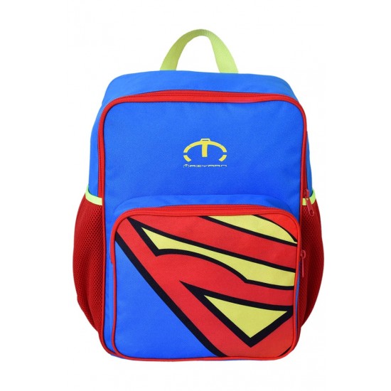 Superman School Bags For Kids with Detachable Pencil Case Pocket - Blue Superman School Bags For Kids with Detachable Pencil Case Pocket - Blue