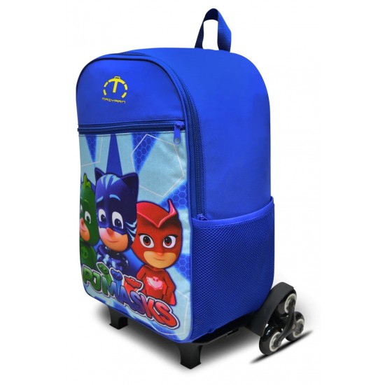 PJ MASK MEDIUM SCHOOL TROLLEY BAG - CLASS [3-7]