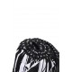Slim and Smart Stripes School Backpack For 3-10 - Black & White Slim and Smart Stripes School Backpack For 3-10 - Black & White